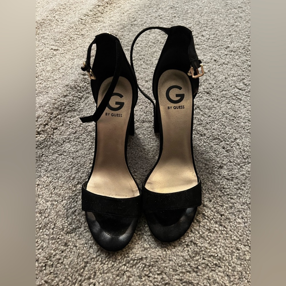 Guess Strappy Black Heels